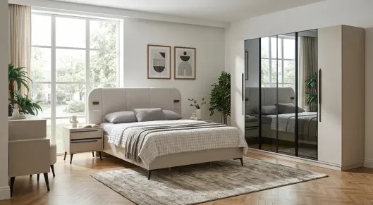 Product img 1, Liva 6 Kapaklı Yatak Odası Takımı